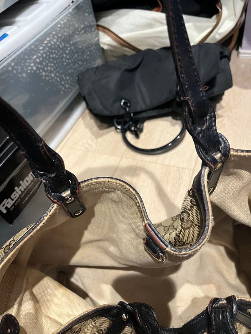 Gucci トートバッグ ベージュ/ブラウン