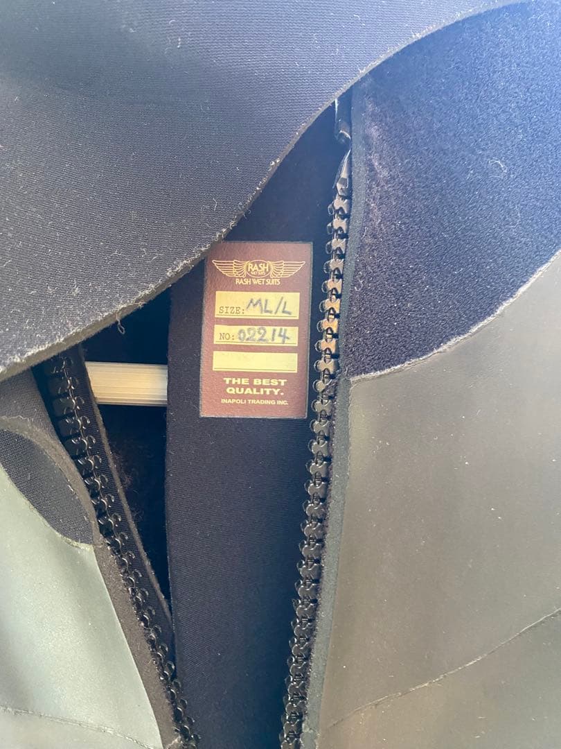 RASH WET SUITS ML/1 ブラックウェットスーツ