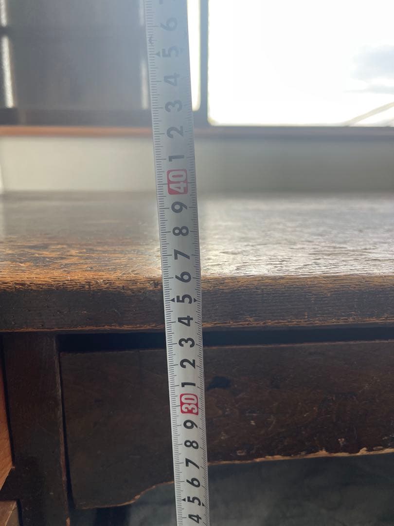 引取希望相談 希少 京都 両袖文机 アンティーク ローデスク　骨董 座机 デスク