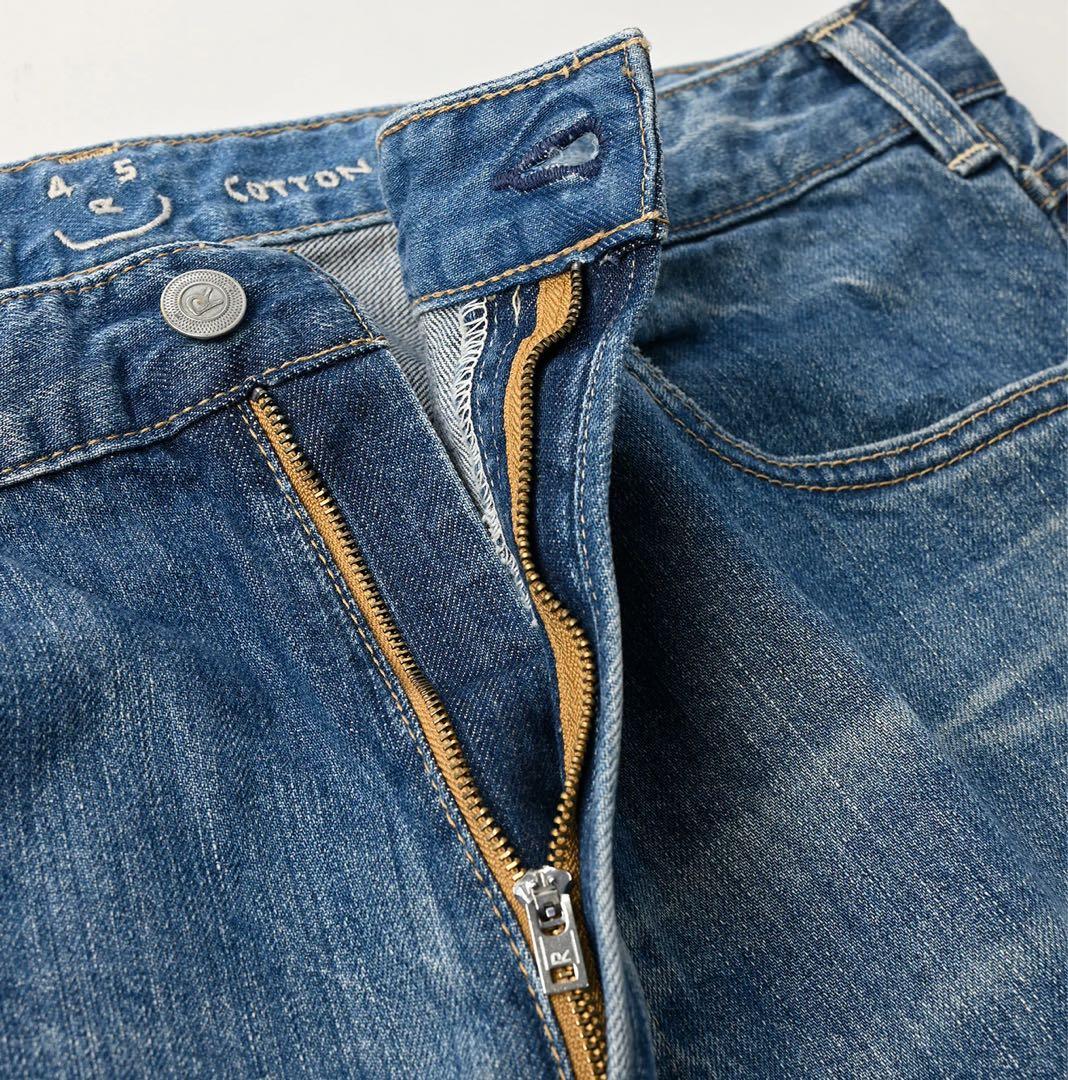 未使用タグ付き　45r デニム ライ麦デニムのシャルロット5