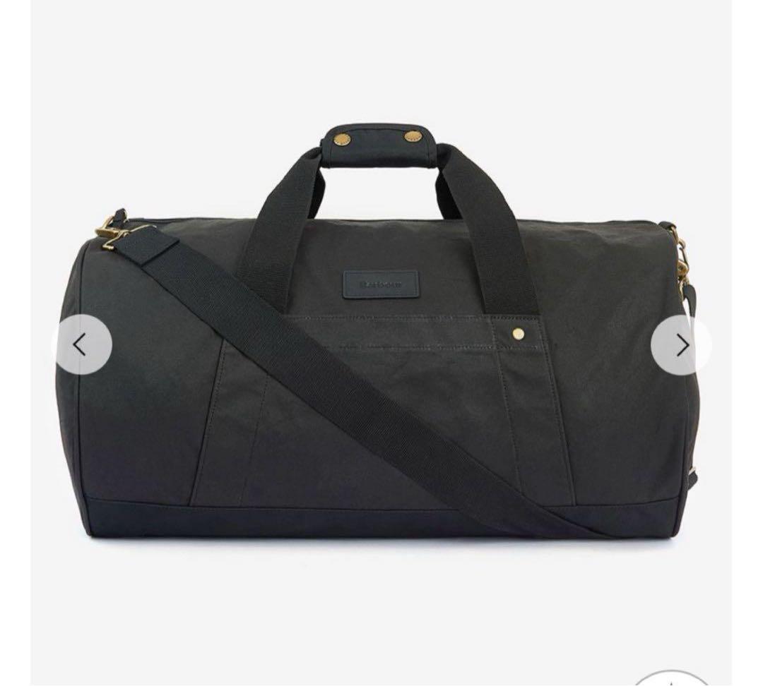 Barbour ワックスコットン ボストンバッグ