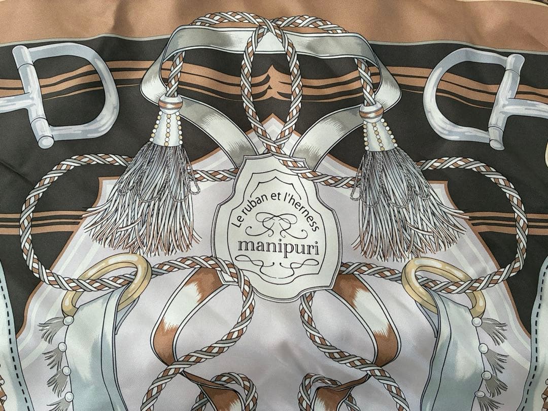 manipuri マニプリ　スカーフ　シルク100%