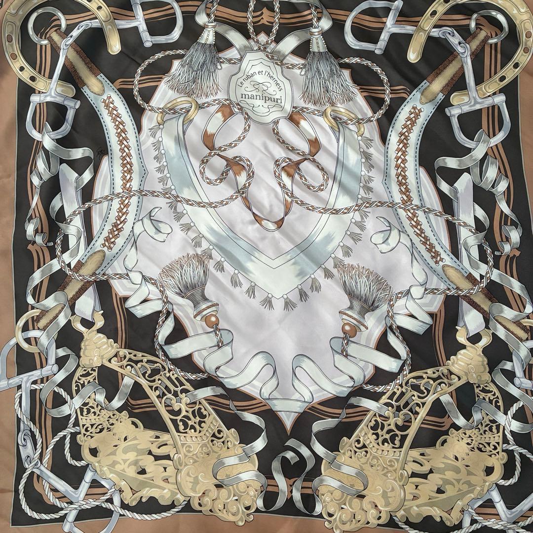 manipuri マニプリ　スカーフ　シルク100%