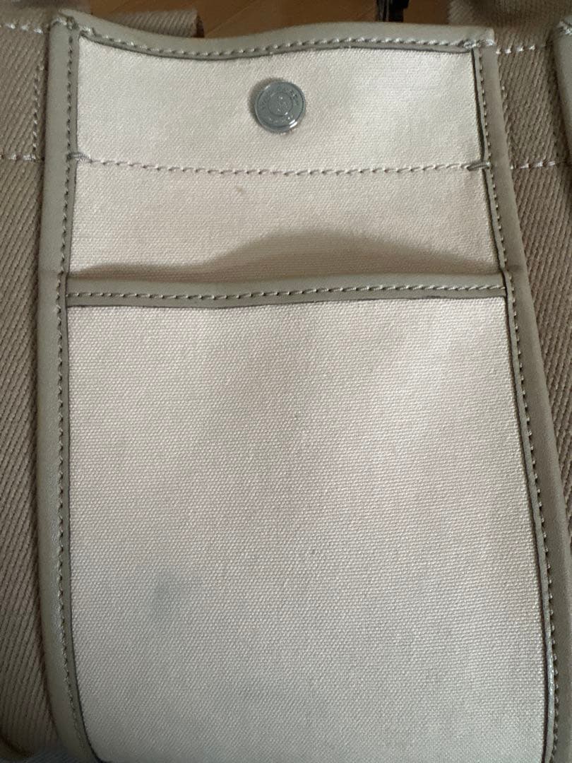 【ぴぴ】トリーバーチ キャンバス×レザー トートバッグ 2way