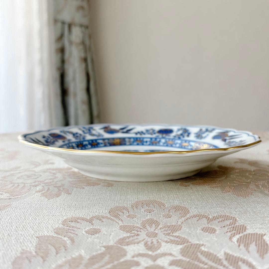 限定品❤️レア未使用❤️フッチェンロイター❤️ブルーオニオン　ゴールド　プレート