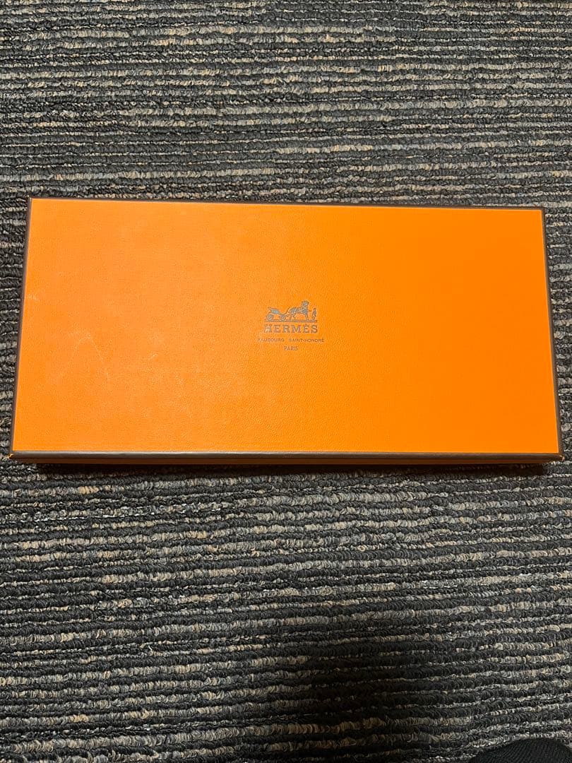 HERMES グレー レザー手袋　サイズ9