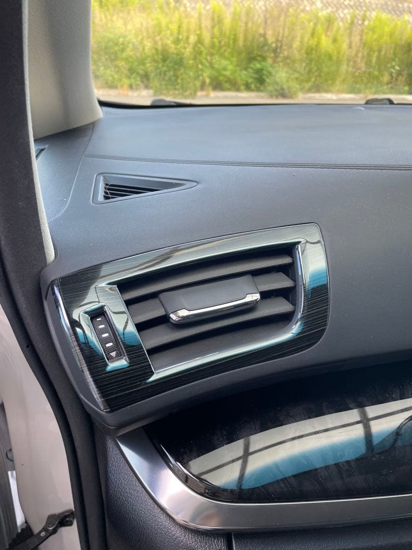 30後期ALPHARD 黒色インテリアパネルカバー 7点セット