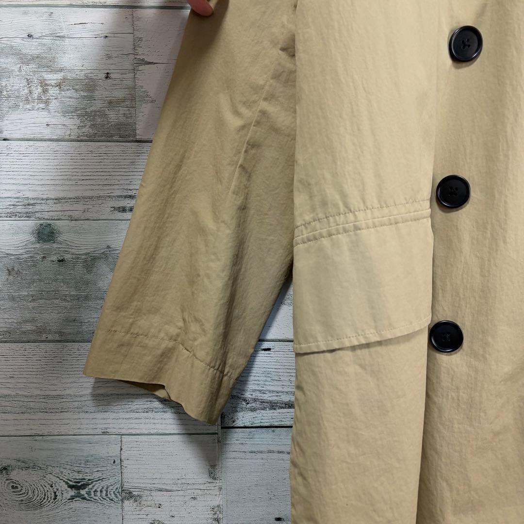 MHL, ドライワックスコットンナイロンコート　トレンチコート　ベージュ　38