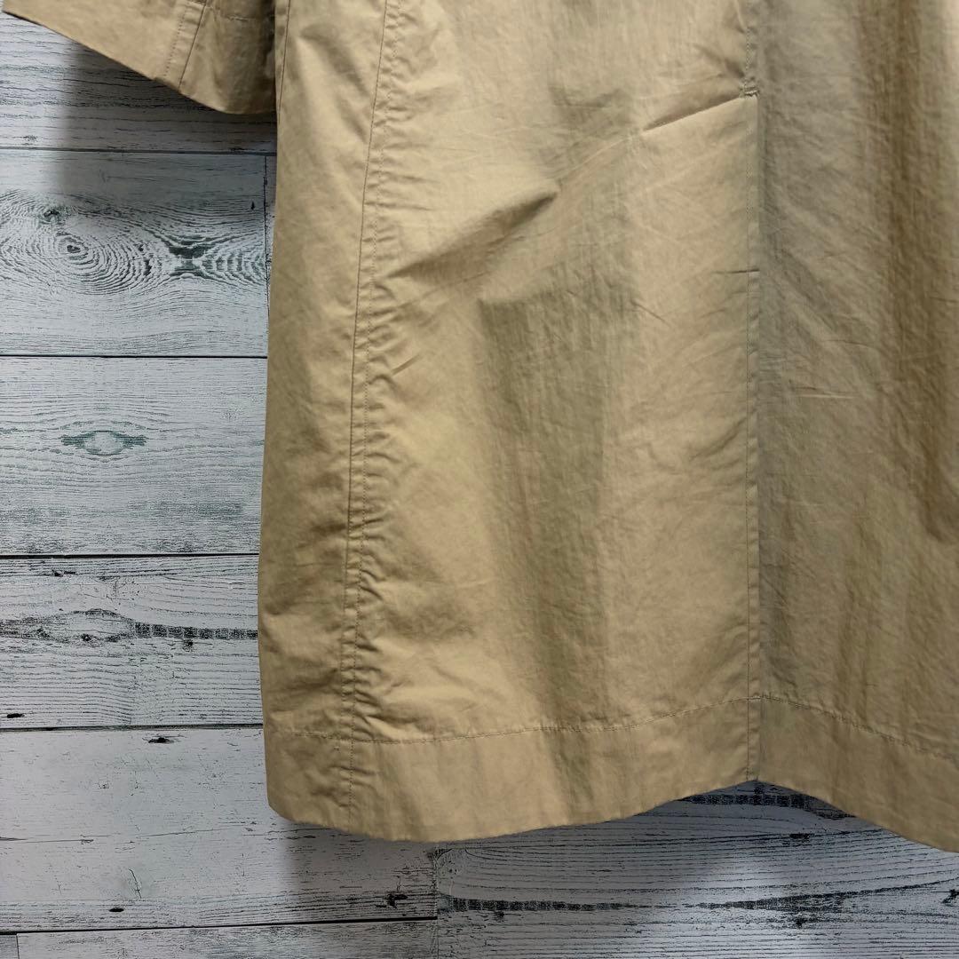 MHL, ドライワックスコットンナイロンコート　トレンチコート　ベージュ　38