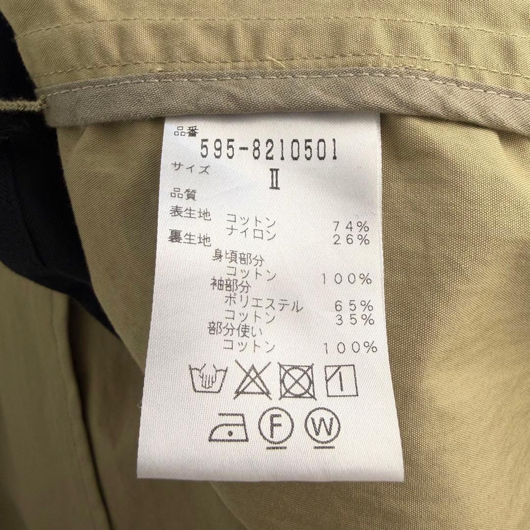 MHL, ドライワックスコットンナイロンコート　トレンチコート　ベージュ　38