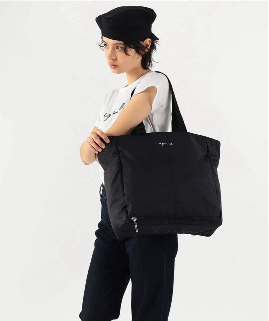 agnès b. アニエスベー 2way ペアレンツバッグ マザーズバッグ ❤︎