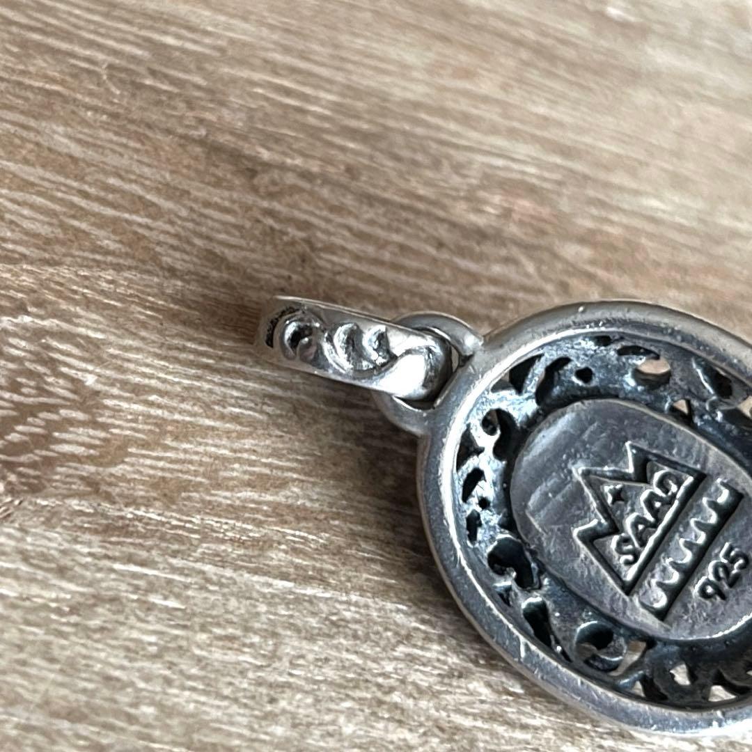 サード SAAD 天然石 オニキス アラベスク SILVER ペンダント