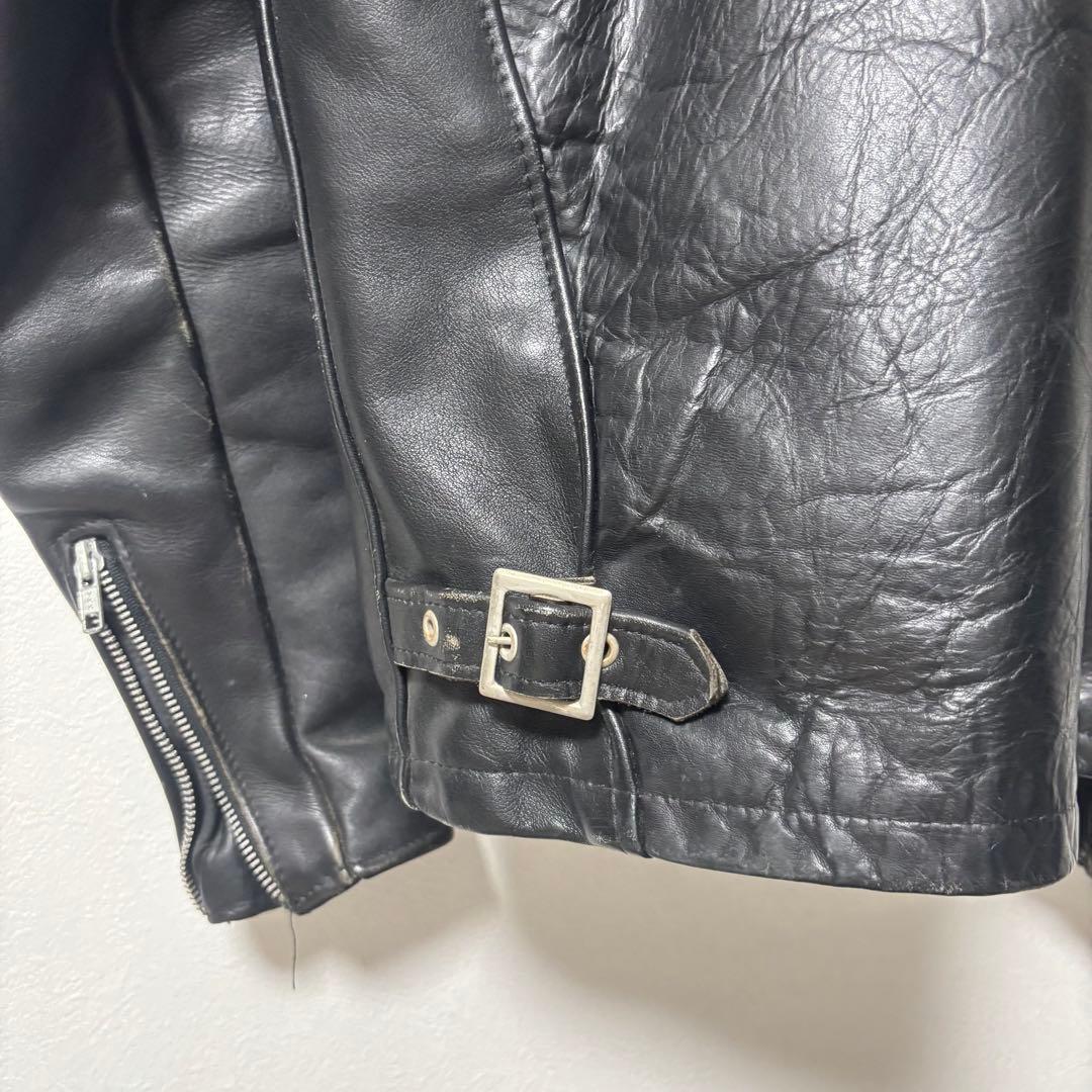 人気✨schott 641 レザージャケット　シングルライダース　本革　40 黒