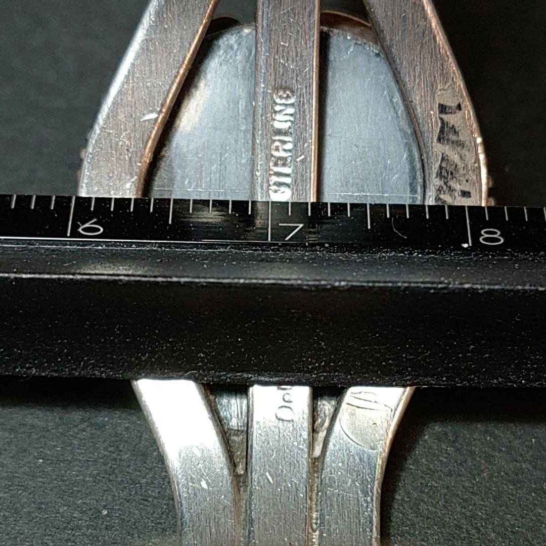 最終価格ナバホ族ターコイズシルバーバングルデルバートバンデバーVandever銀