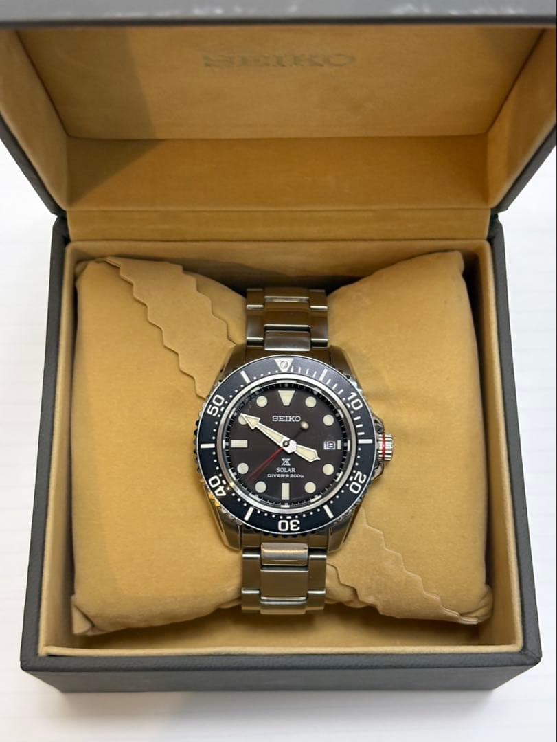 【美品】SEIKO PROSPEX ダイバーズウォッチ SBDJ051