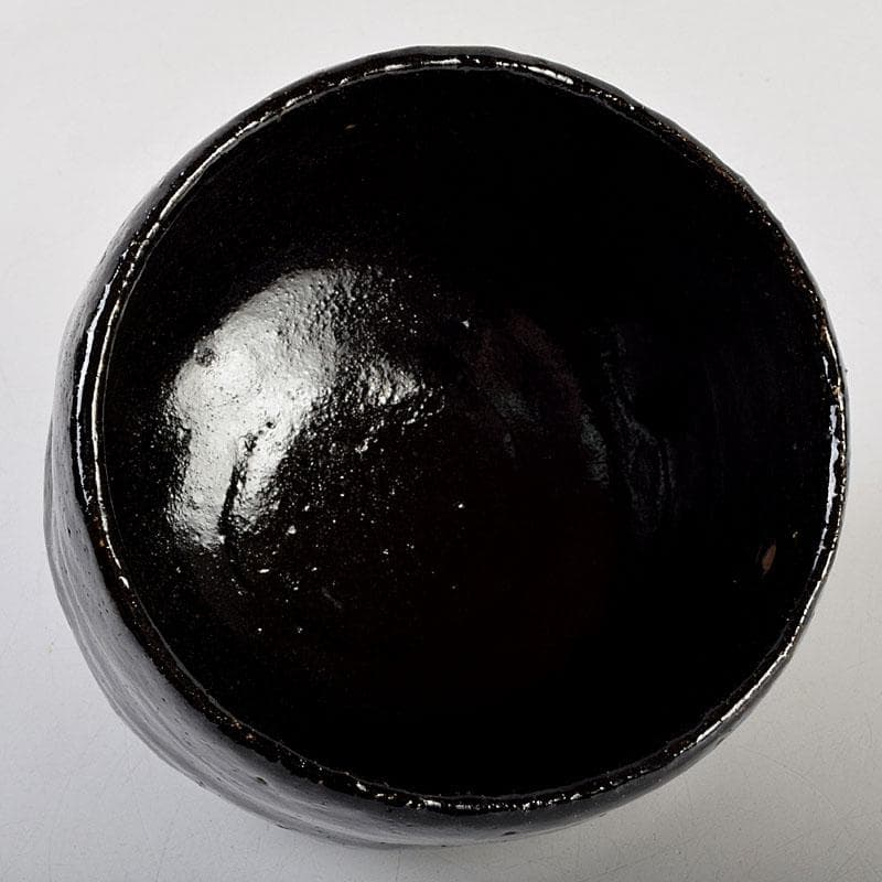 茶道具　楽吉左衛門　黒楽茶碗　時代合わせ箱　V　9097