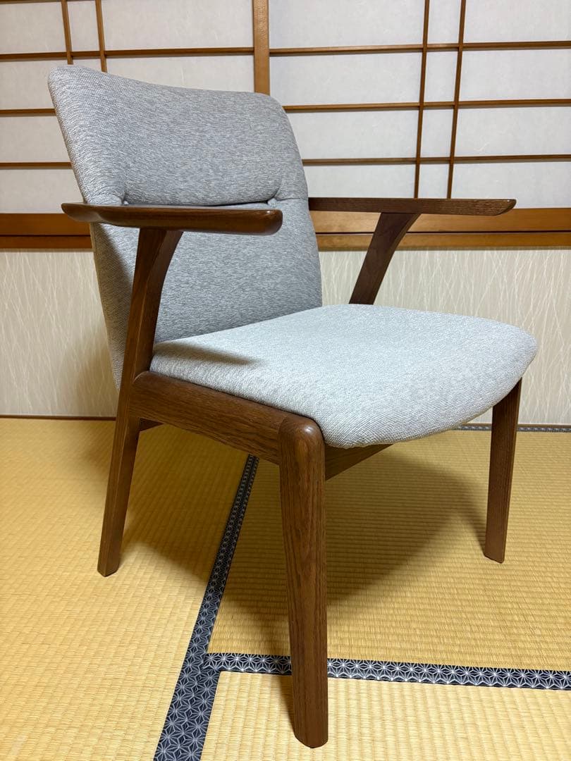 【美品】モリタインテリア 国産品 ジェント (JENT) アームLチェア