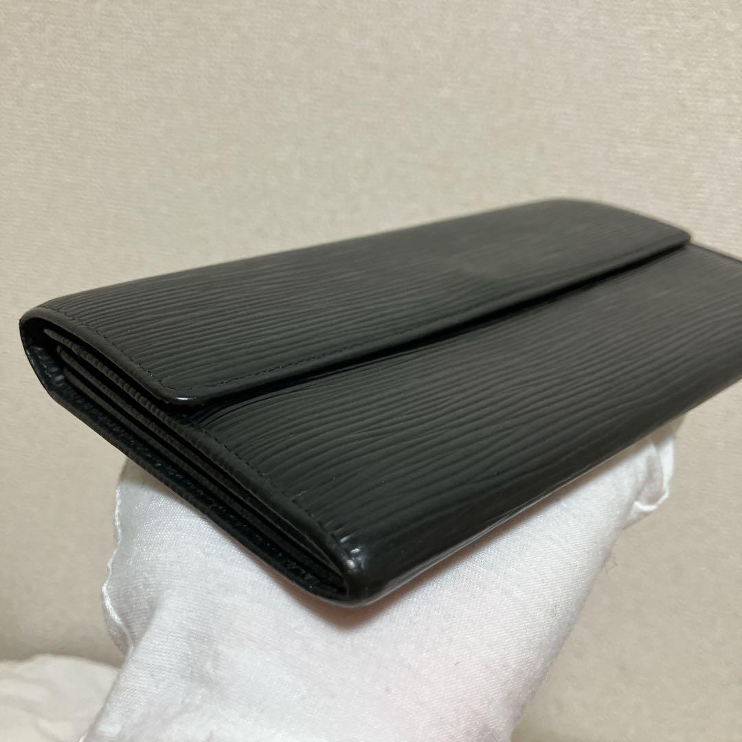 ✨美品✨ルイヴィトン　二つ折り　長財布 ポルトモネ クレディ ノアール