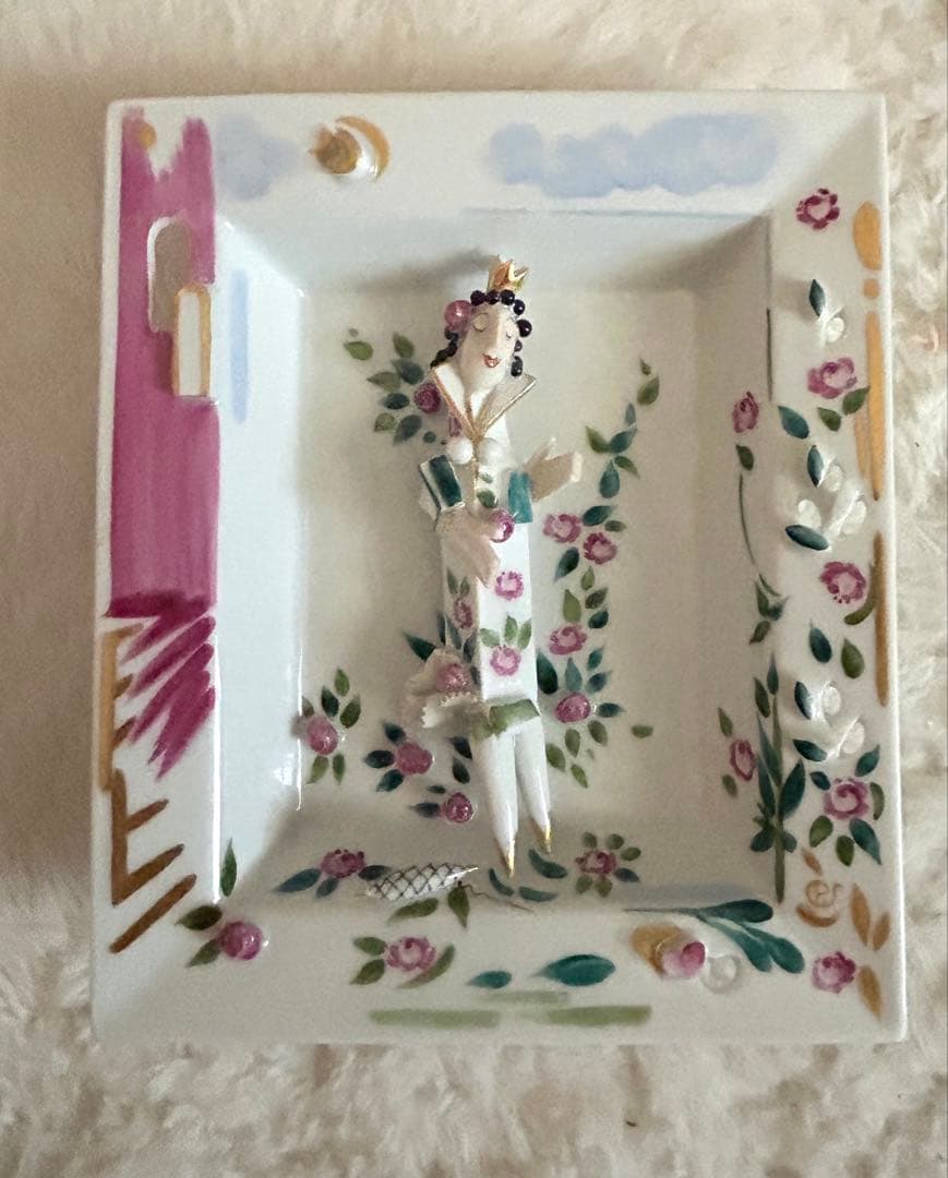 マイセン 陶磁器 陶板画 2016年メルヘンプラークコレクション「イバラ姫」