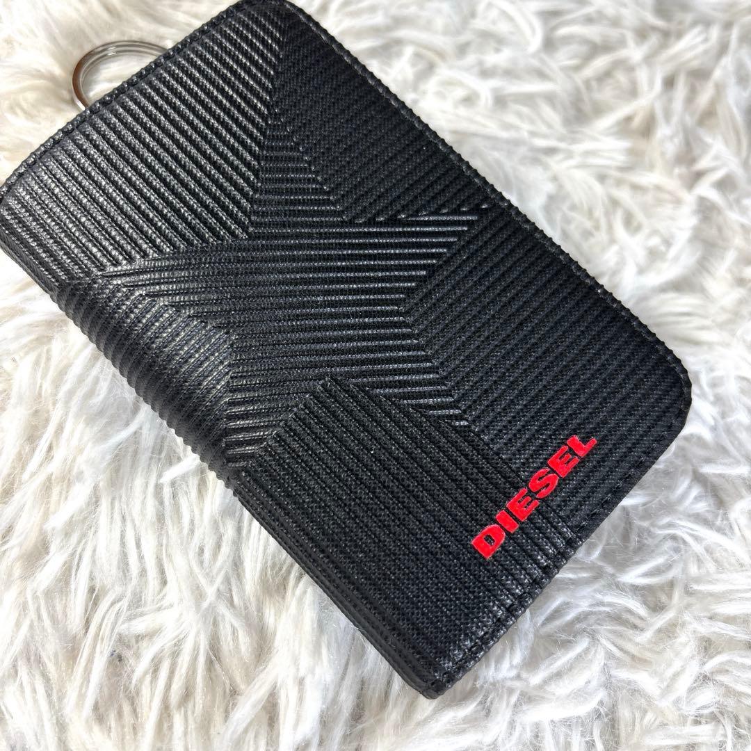 DIESEL ディーゼル 財布　星柄　キーケース ブラック 未使用品　メンズ　黒