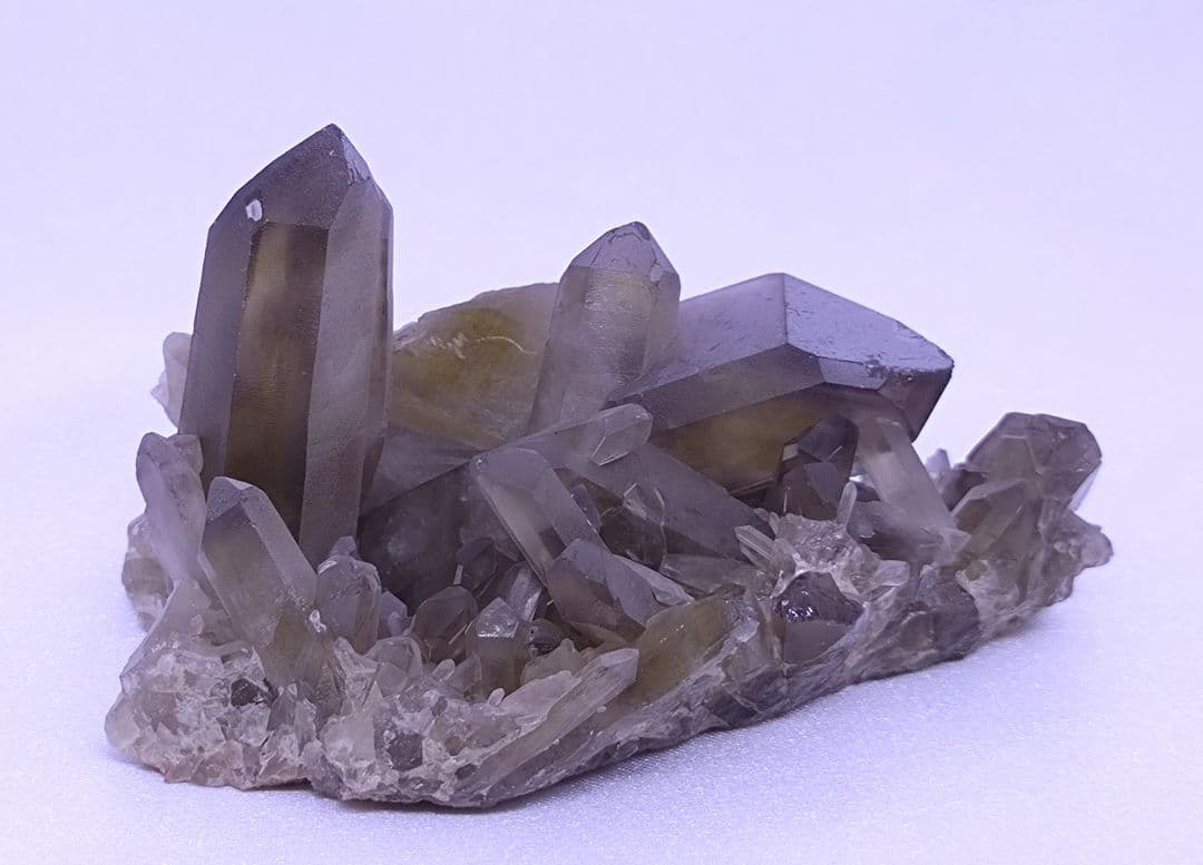 スモーキーシトリン　クラスター　（小）浄化　魔除け　厄除け　金運　ゼウスクォーツ