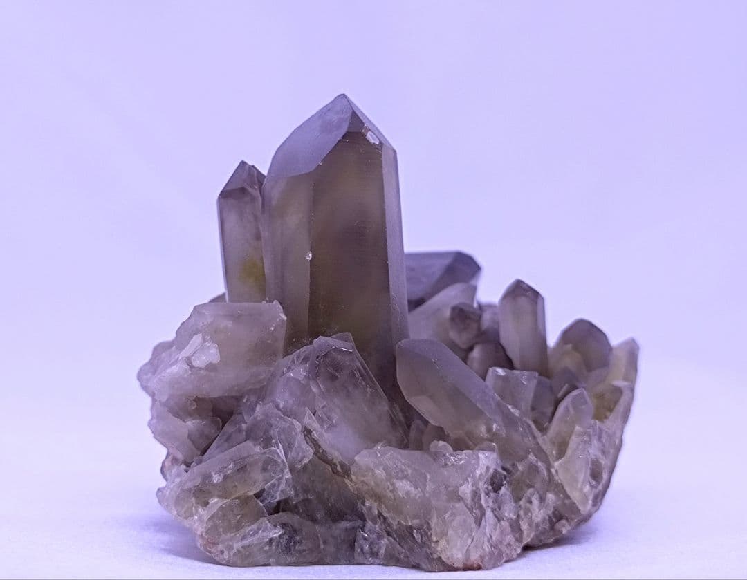 スモーキーシトリン　クラスター　（小）浄化　魔除け　厄除け　金運　ゼウスクォーツ