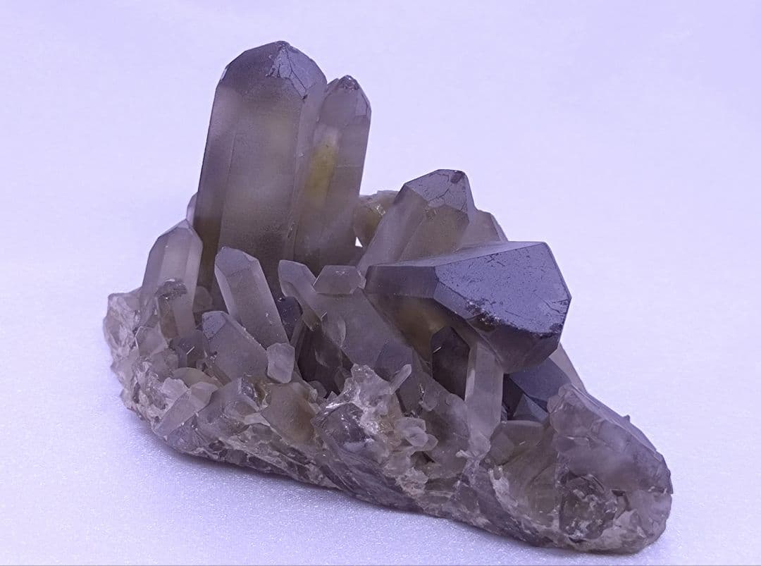 スモーキーシトリン　クラスター　（小）浄化　魔除け　厄除け　金運　ゼウスクォーツ