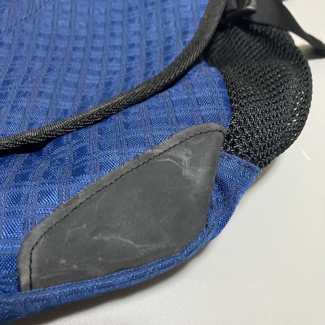 L.L bean ９０s メッセンジャーバッグ ショルダー 織柄　ネイビー