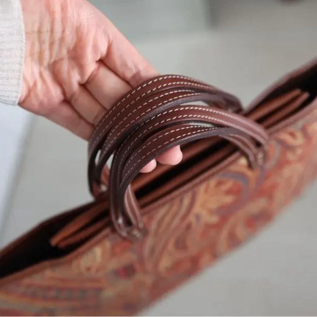 A VACATION アバケーション ペイズリー柄トートバッグ