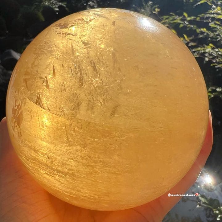 ゴールデンカルサイト　スフィア　ハニーカルサイト　満月　Big Sphere 虹