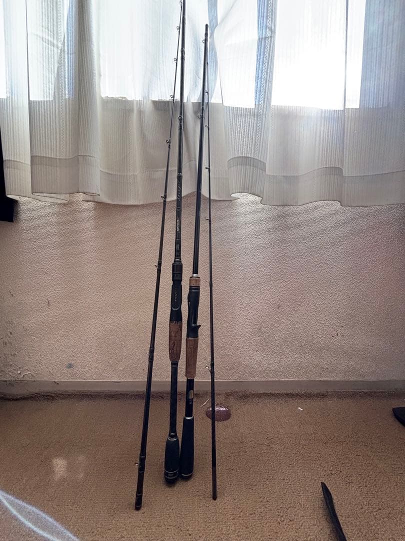 釣果実績ありエクスプライド168mh-2、ホーネットスティンガー722H ベイト