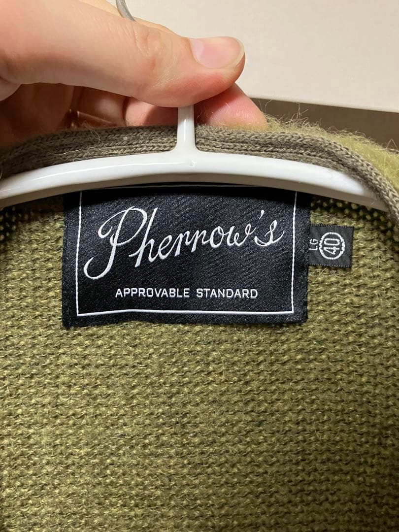 pherrow's モヘア　カーディガン　40