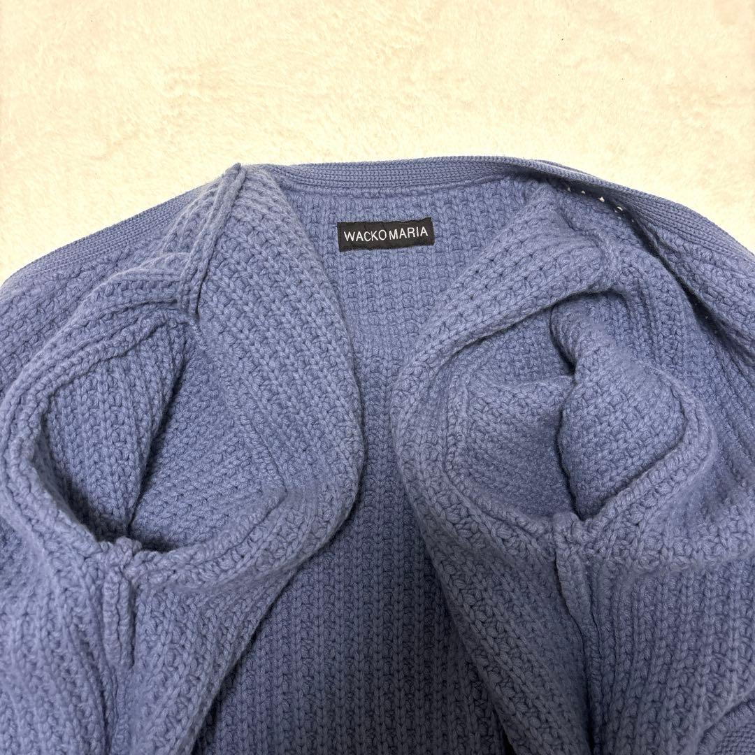 トップス WACKO MARIA 24AW WAFFLE KNIT CARDIGAN XL