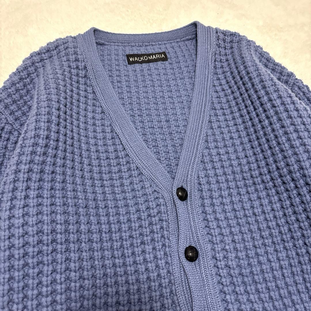 トップス WACKO MARIA 24AW WAFFLE KNIT CARDIGAN XL