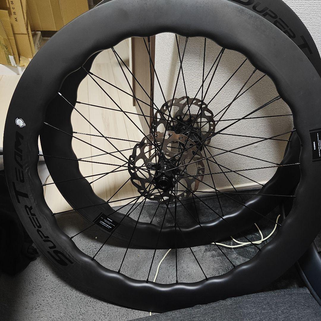 SUPERTEAM カーボンホイール ディスクブレーキ対応