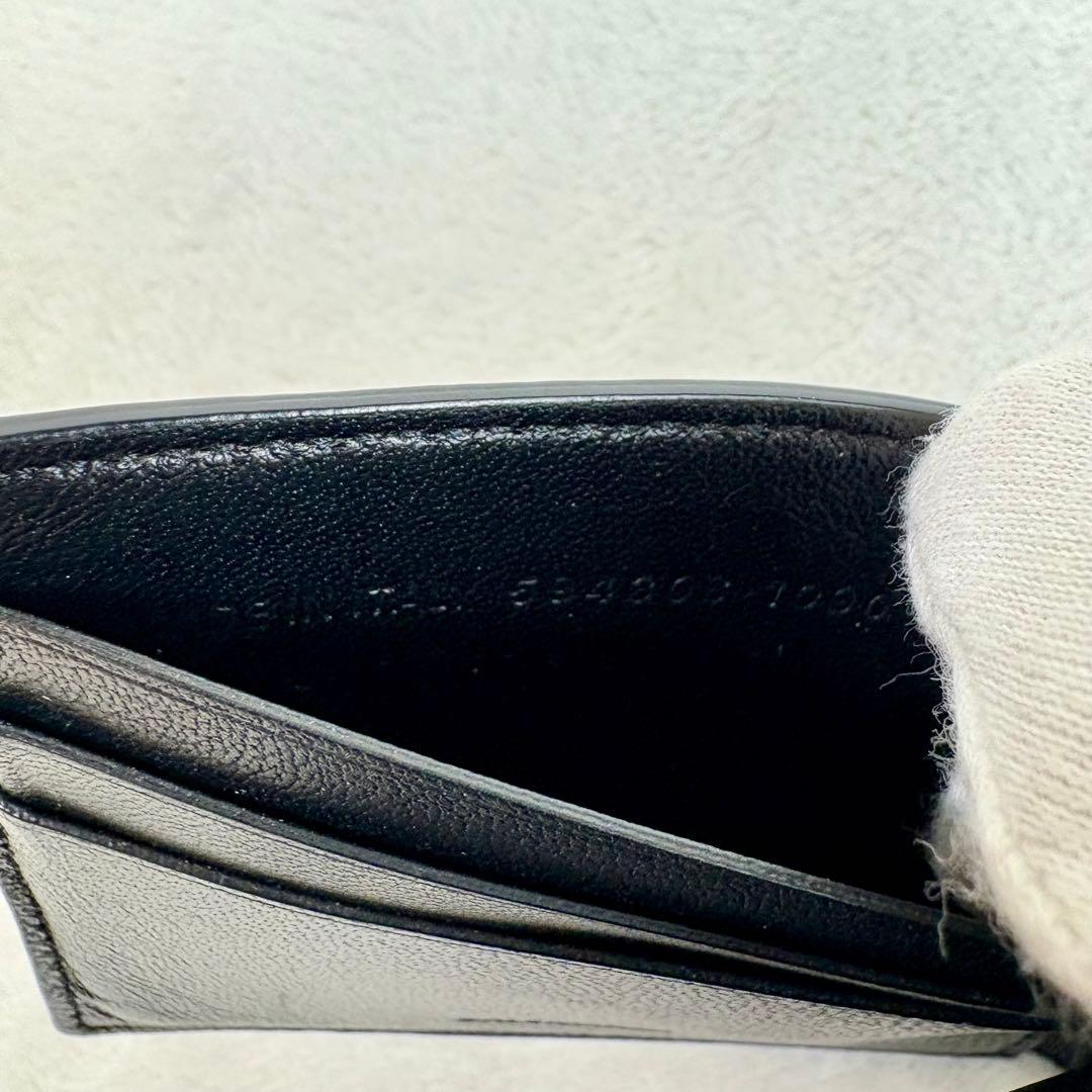 美品✨BALENCIAGA マネークリップ レザー エブリデイ ブラック 現行