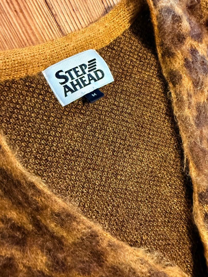 T*i様 STEPAHEAD レオパード柄 モヘアカーディガン Mサイズ