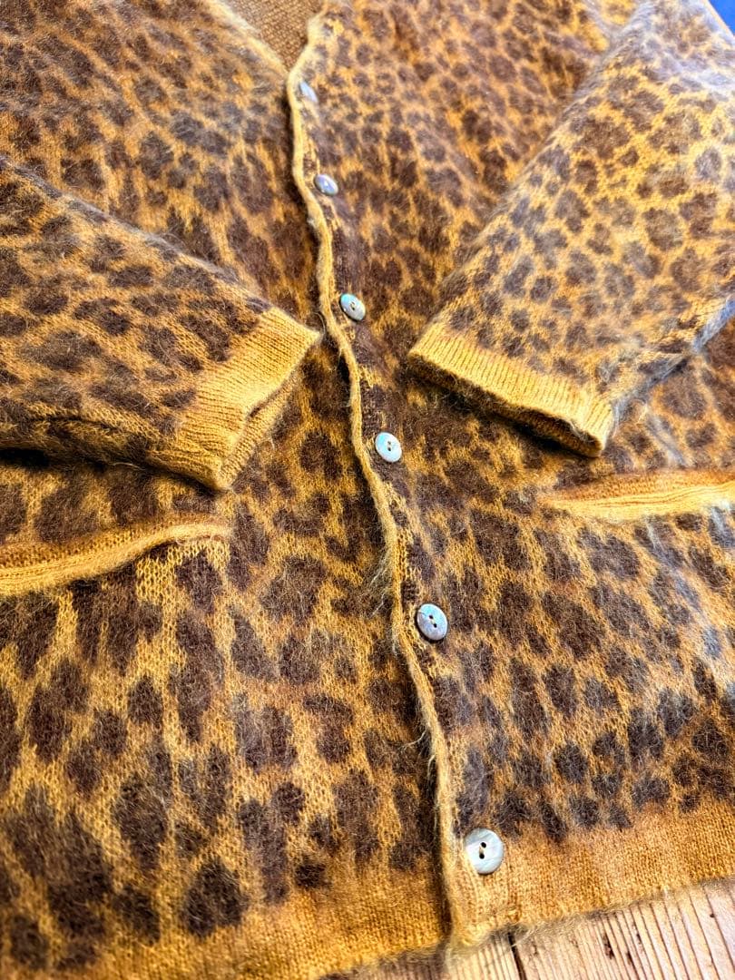 T*i様 STEPAHEAD レオパード柄 モヘアカーディガン Mサイズ