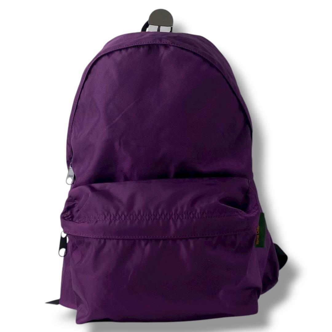 エルベシャプリエ ナイロンリュック バックパック パープル