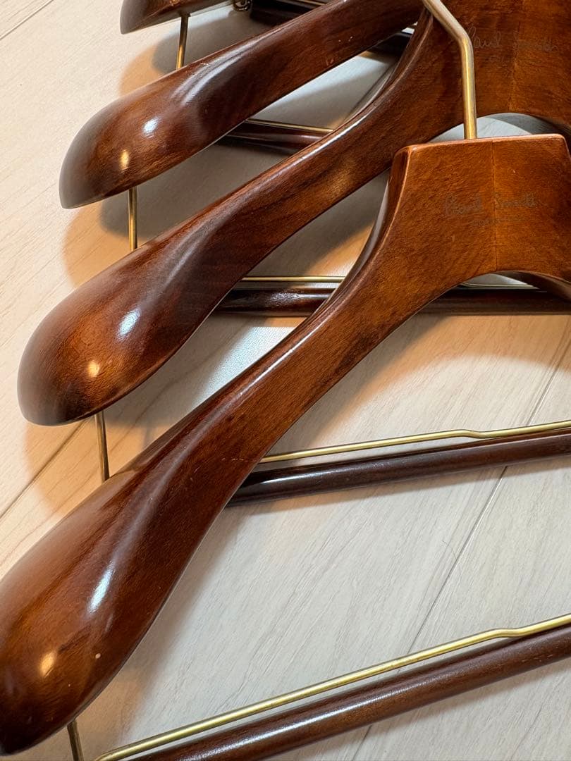 Paul Smith COLLECTION 高級木製ハンガー　メンズ スーツ用