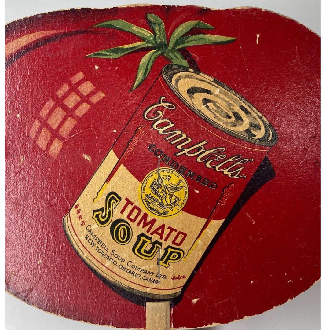 ビンテージ1980’sデッドストック!キャンベルスープ総柄プリントエプロン