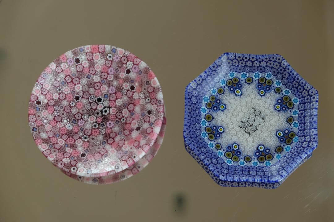 ベネチアンガラス ミルフィオリ プレート 検/メルハバ 飯塚亜裕子 江波冨士子