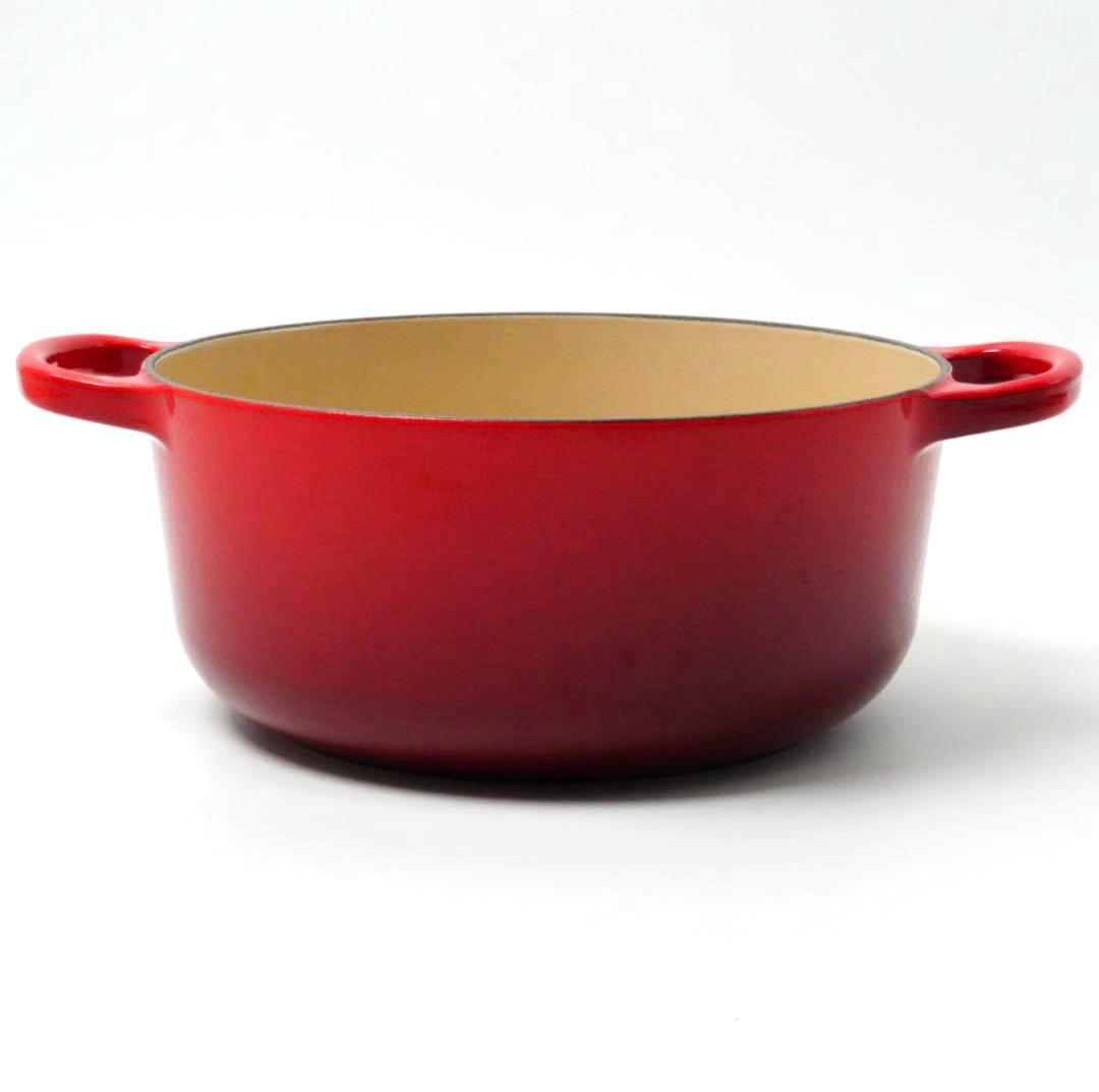 LE CREUSET　シグニチャー ココット ロンド チェリーレッド　20cm