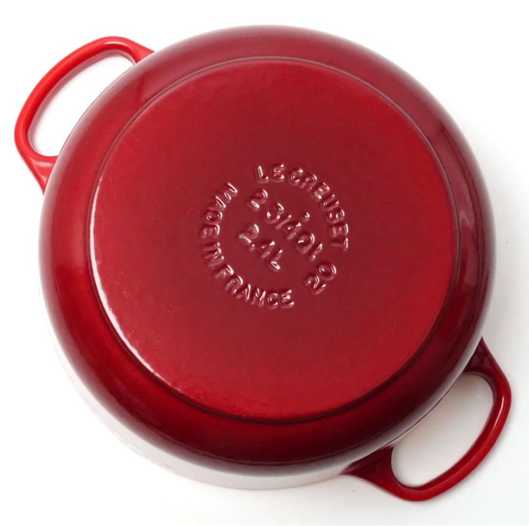 LE CREUSET　シグニチャー ココット ロンド チェリーレッド　20cm