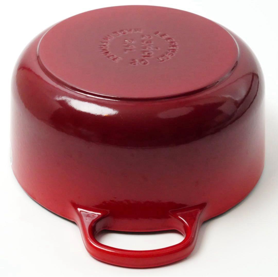 LE CREUSET　シグニチャー ココット ロンド チェリーレッド　20cm