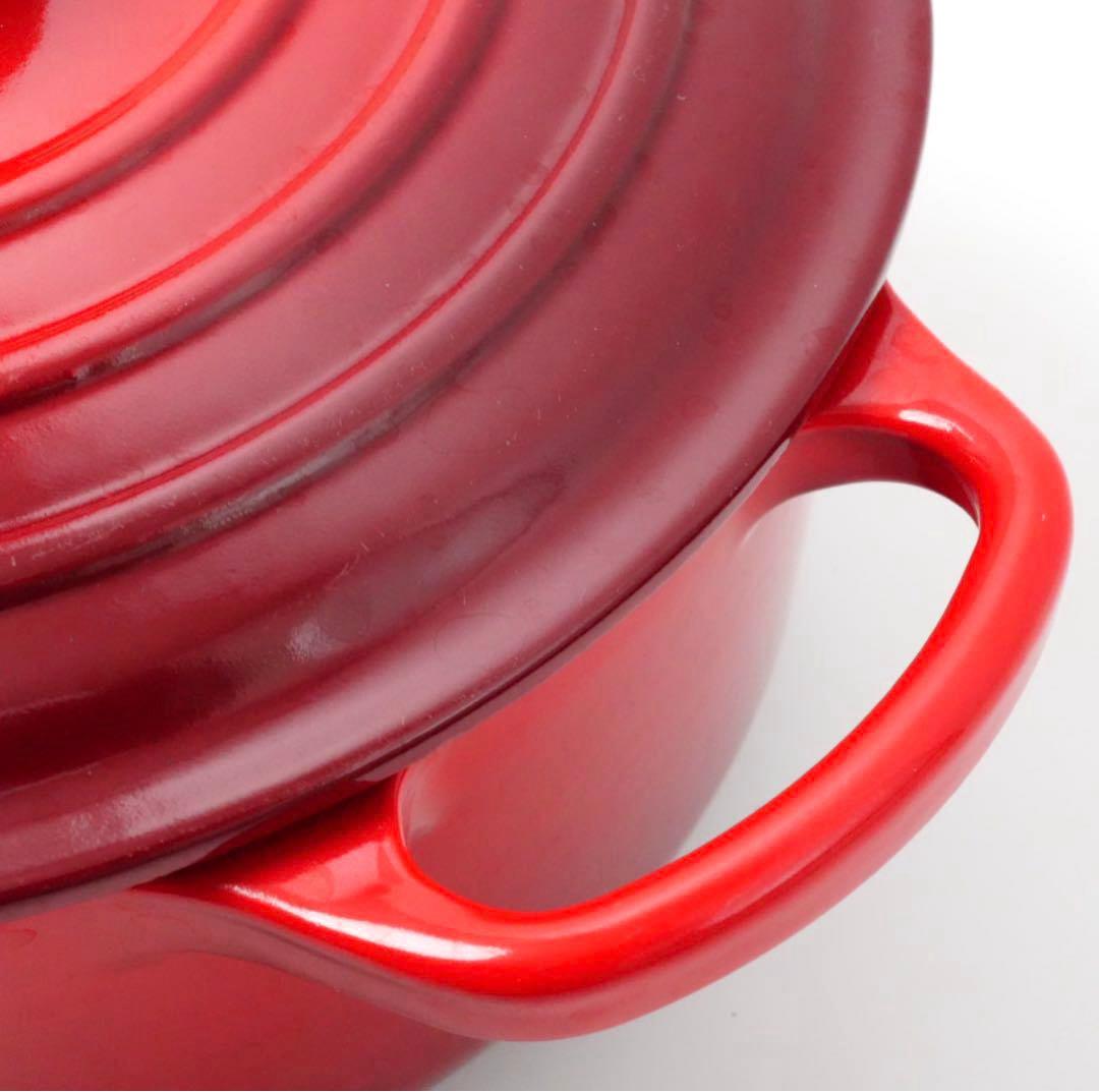 LE CREUSET　シグニチャー ココット ロンド チェリーレッド　20cm