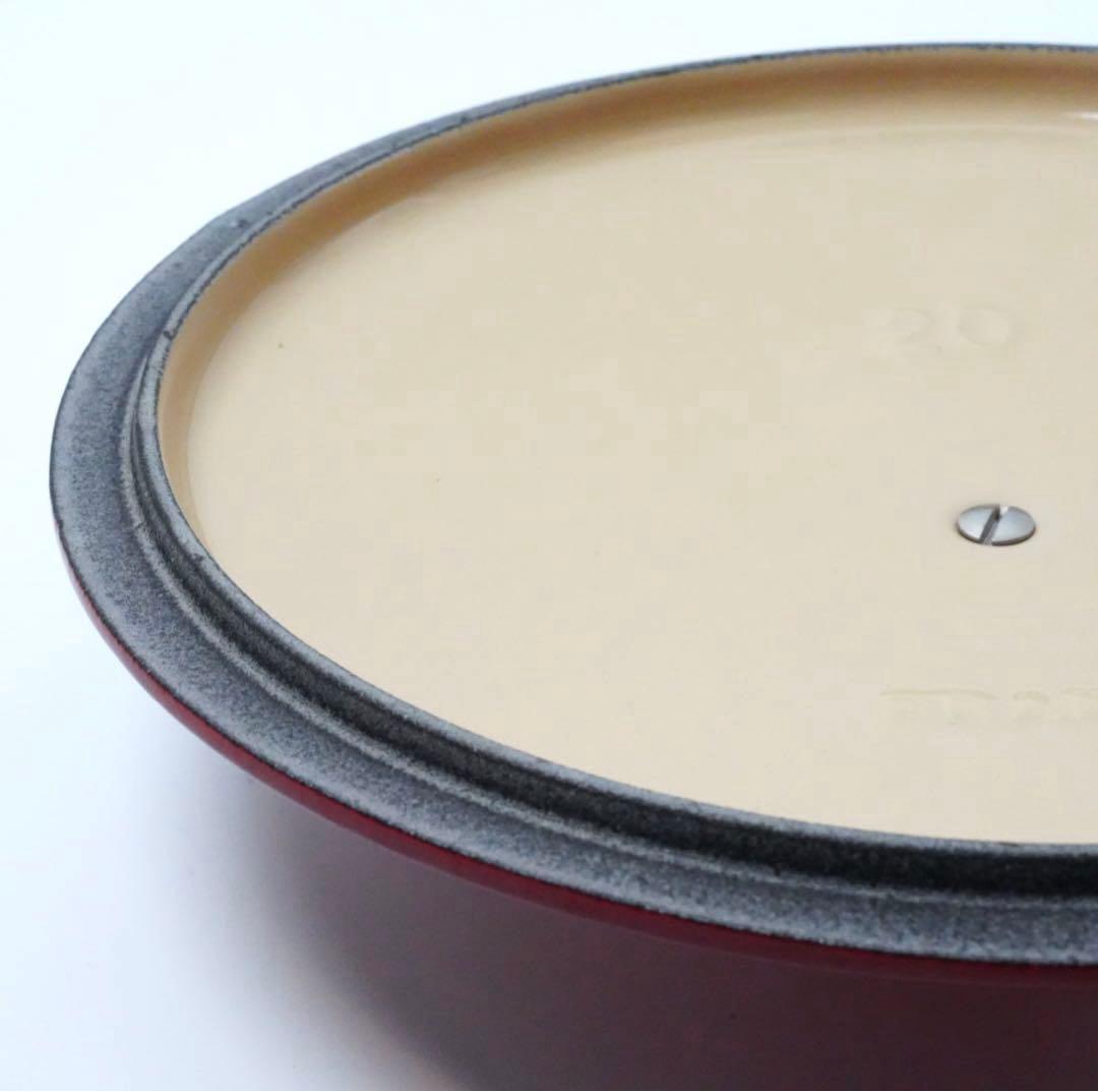 LE CREUSET　シグニチャー ココット ロンド チェリーレッド　20cm