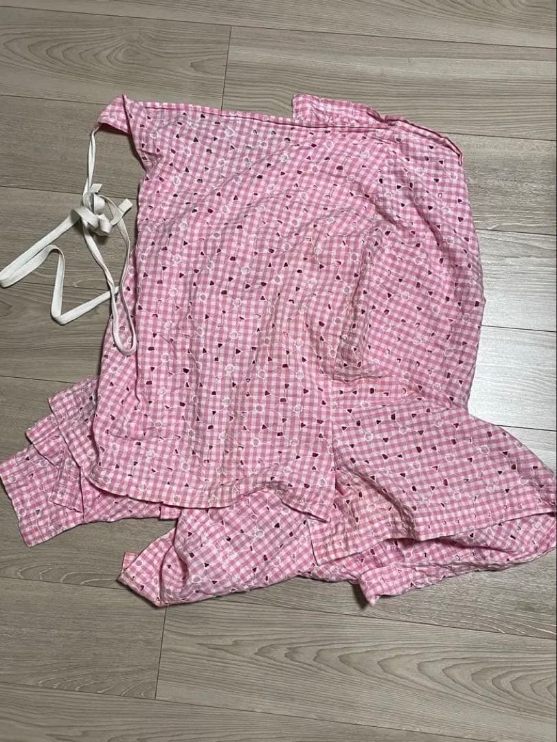 ・*+様 ジュンヤワタナベ ギャルソン 巻きスカート ピンク系 JC-S069