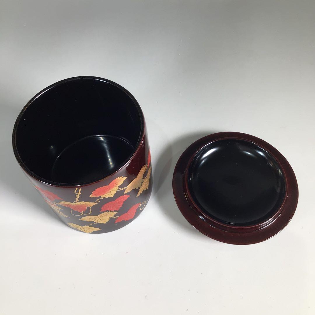 Ｎ４８２　四季棗　『荒井樹芳作』『雪吹　中棗　金輪寺　平棗』　共箱　茶道具