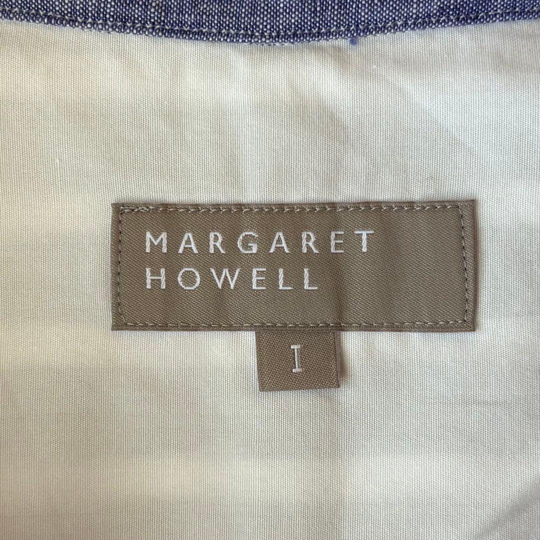MARGARET HOWELL 22SS ワイドストライプリネン　半袖シャツ